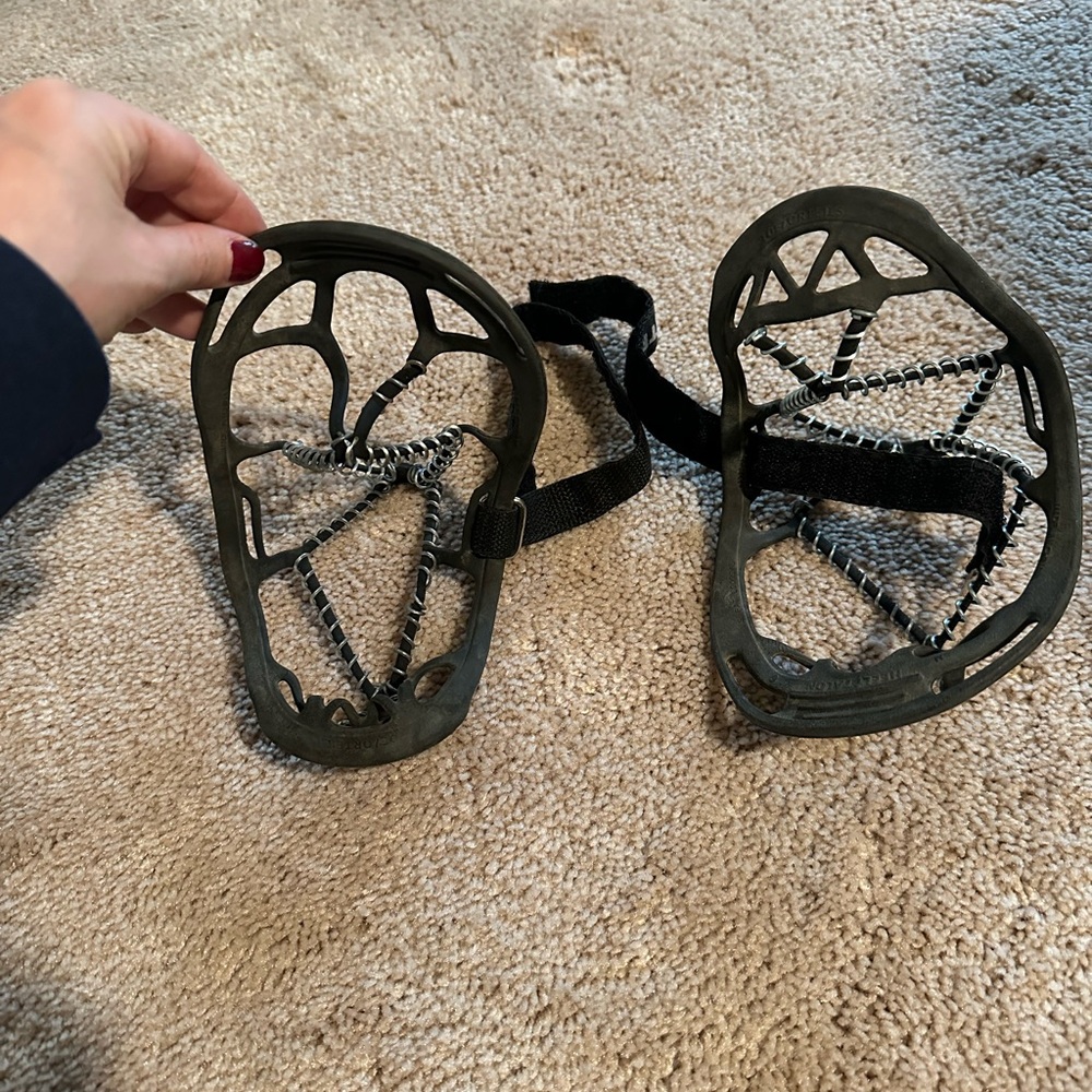 Yaktrax snow shoe protection